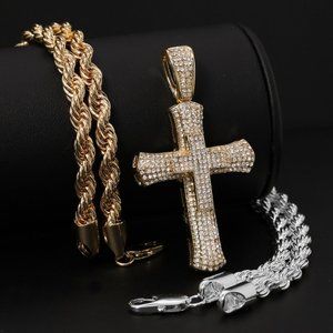 14k Gold Jesus Pendant + Necklaces